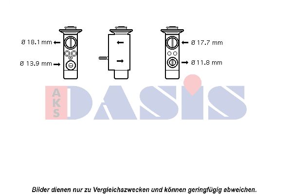 AKS DASIS Расширительный клапан, кондиционер 840094N